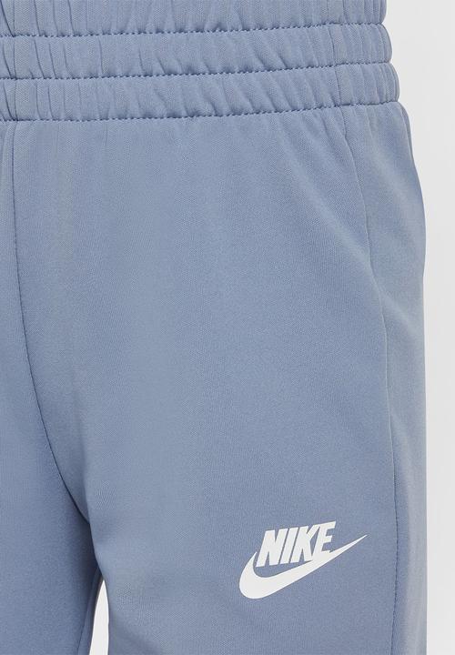 Nike - K Nsw Tracksuit Poly Fz Hbr - Lt Armory Blue/Ashen Slate/White