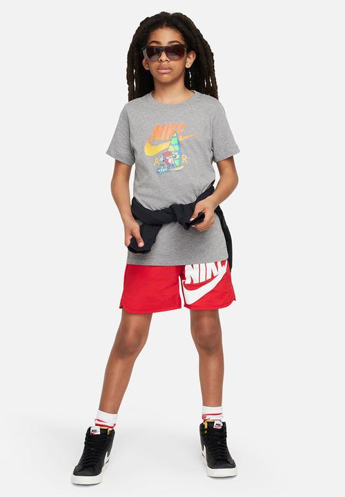 Nike - K Nsw Tee Boxy 2 - Carbon Heather