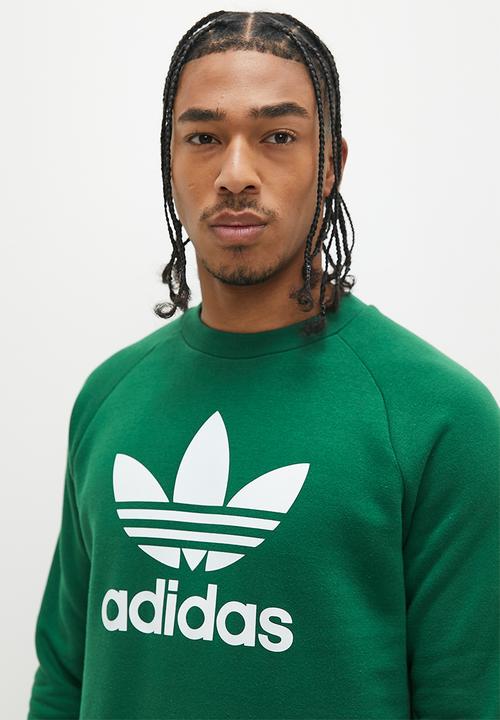 adidas Originals - Trefoil crew sweatshirt - jade green