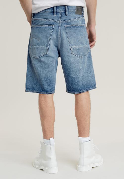 G-STAR - Denim loose short bright valiant denim r - sun faded blue donau