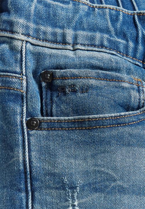 G-STAR - SS22317 3301 slim pull-up jeans - sun faded indigo destroyed