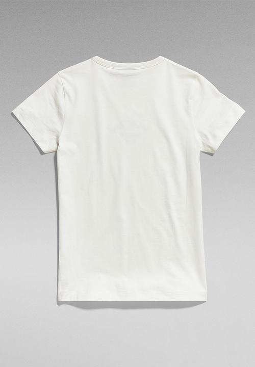 G-STAR - SS23001 t-shirt short sleeve - buff