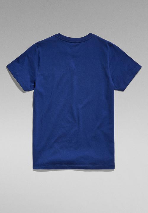 G-STAR - SS23302 t-shirt short short - ballpen blue