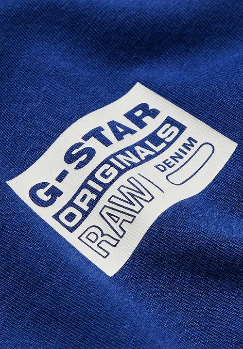 G-STAR - SS23302 t-shirt short short - ballpen blue