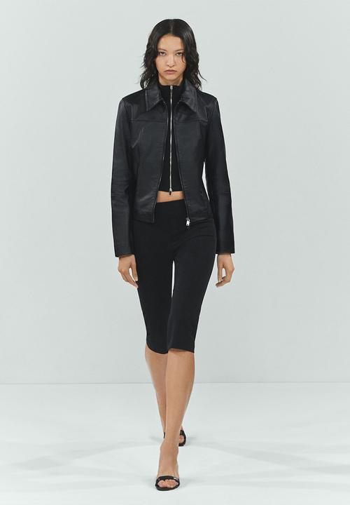 MANGO - Jacket julia - black