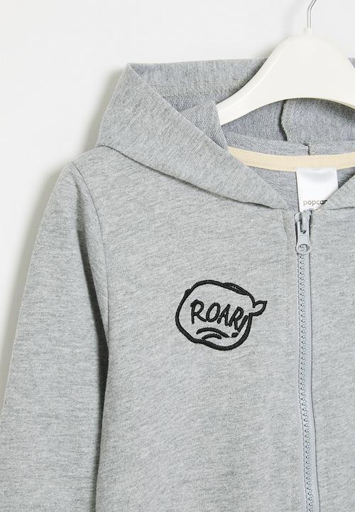 Pop Candy - Printed hoodie - grey
