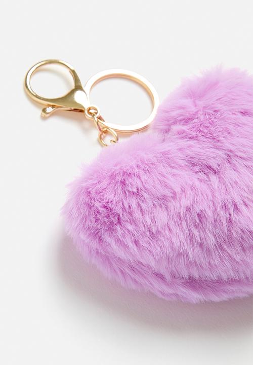 Pop Candy - Heart shaped keychain-purple