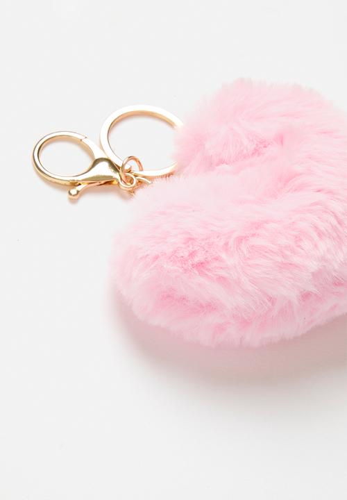 Pop Candy - Heart shaped keychain - pink