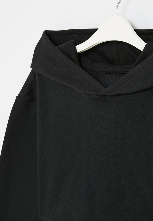 Pop Candy - Crop hoodie - black