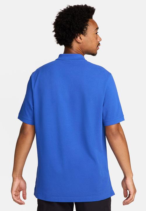 Nike - Nike Men's Club Pique Polo - Game Royal & White