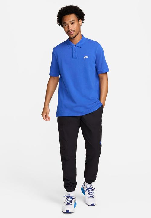 Nike - Nike Men's Club Pique Polo - Game Royal & White