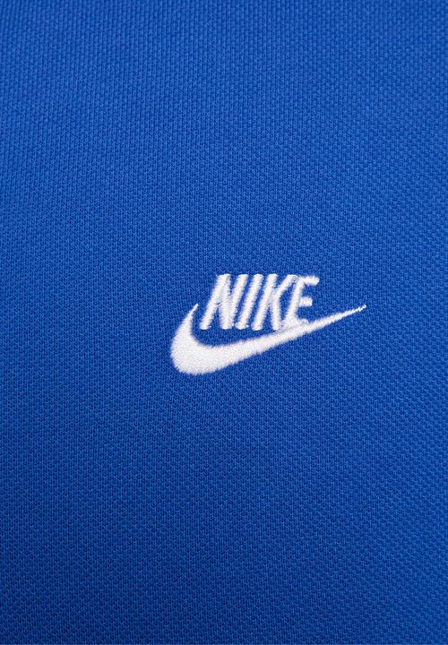 Nike - Nike Men's Club Pique Polo - Game Royal & White