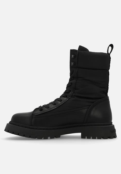 Tommy Hilfiger - Tjm military boot lace up - Black 