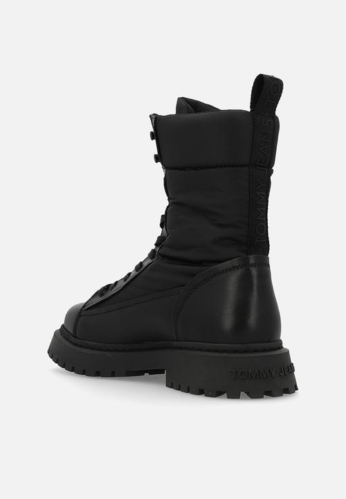 Tommy Hilfiger - Tjm military boot lace up - Black 