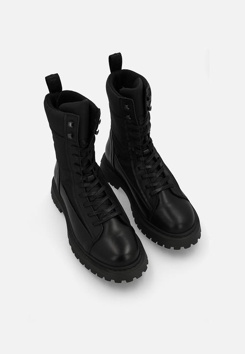 Tommy Hilfiger - Tjm military boot lace up - Black 