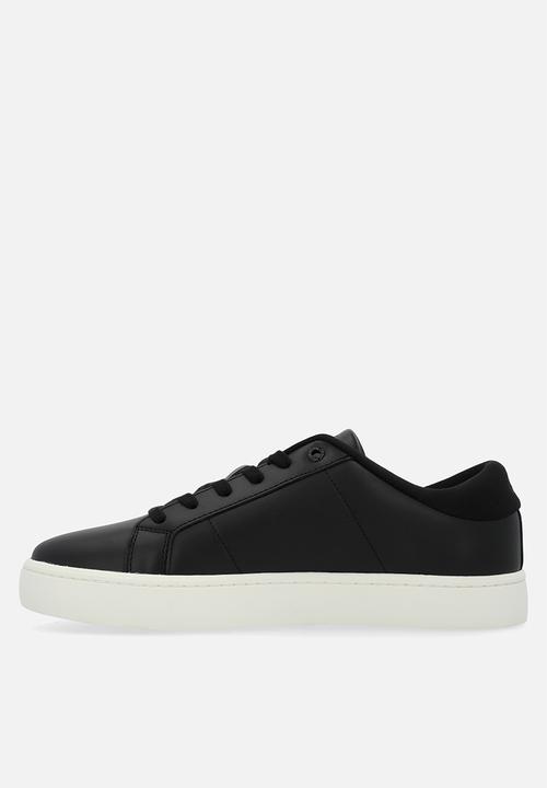 Calvin Klein - classic cupsole low ml lth - black/bright white