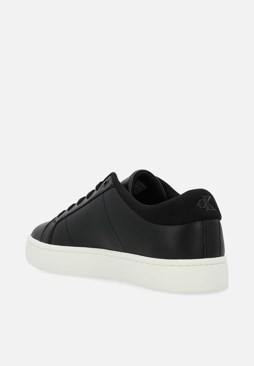 Calvin Klein - classic cupsole low ml lth - black/bright white