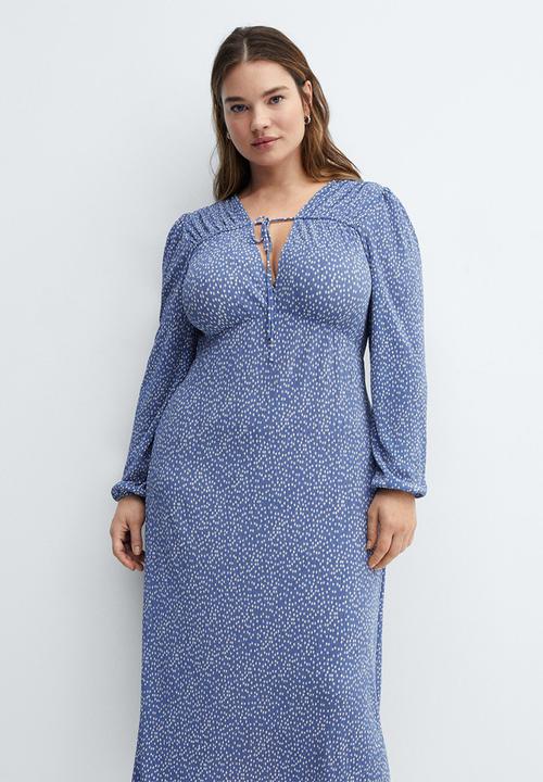 Plus dress pomelo - medium blue1