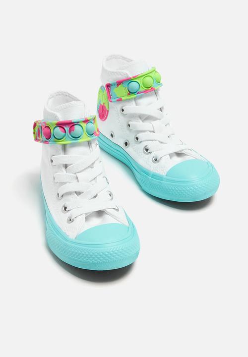 Converse - Chuck taylor all star bubble strap easy on hyper brights - white/triple cyan/slime light
