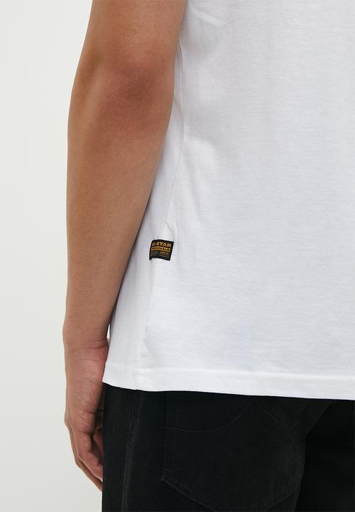 G-STAR - RAW. construction r t Compact jersey I o - white