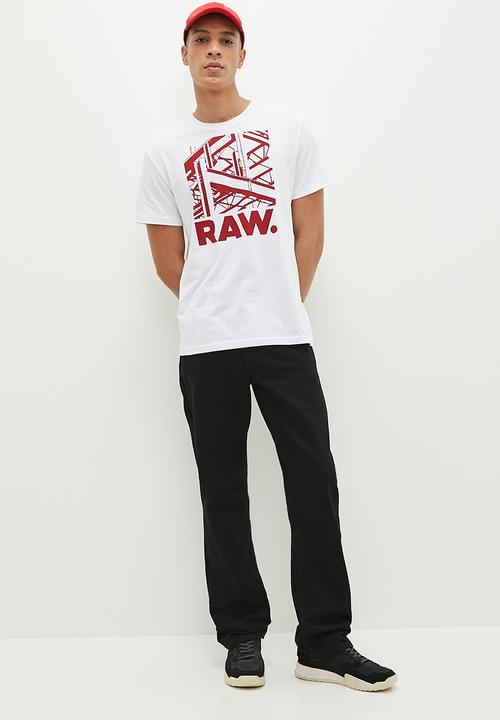 G-STAR - RAW. construction r t Compact jersey I o - white