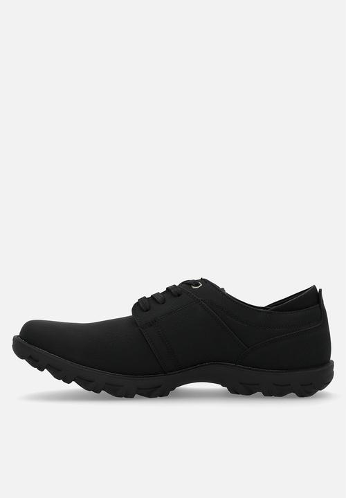 UrbanArt - TRACK 11 Faux Nubuck Mens B Pack - Black
