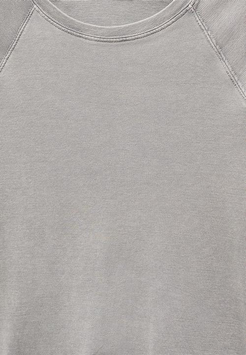 MANGO - T-shirt lavi - medium gray