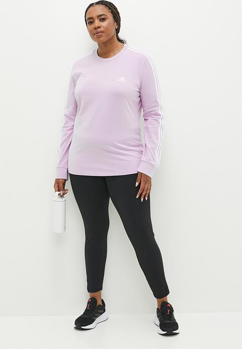 adidas Performance - Plus W 3S Long Sleeve T - Silver Dawn