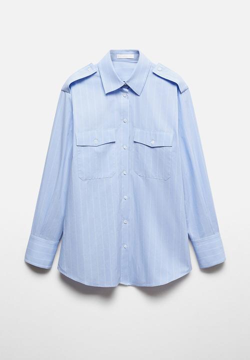 MANGO - Shirt mateos - medium blue