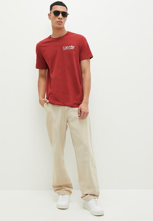 Levi’s® - Graphic crew neck tee za - zigzag headline