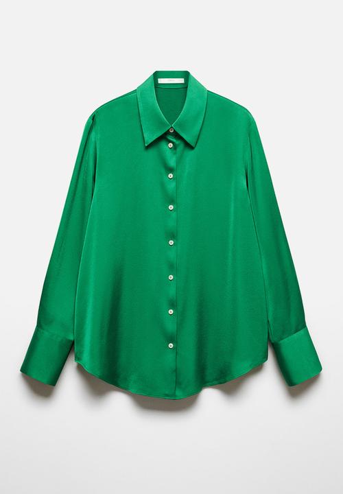 MANGO - Shirt ideale - green