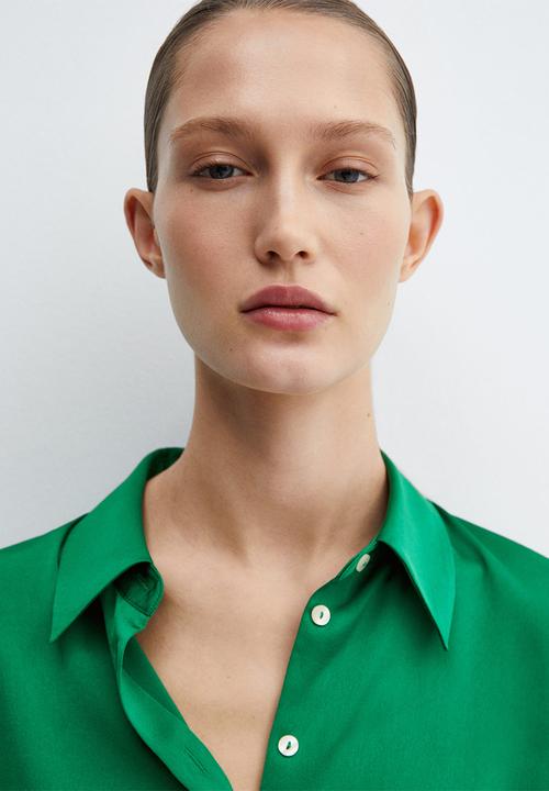 MANGO - Shirt ideale - green