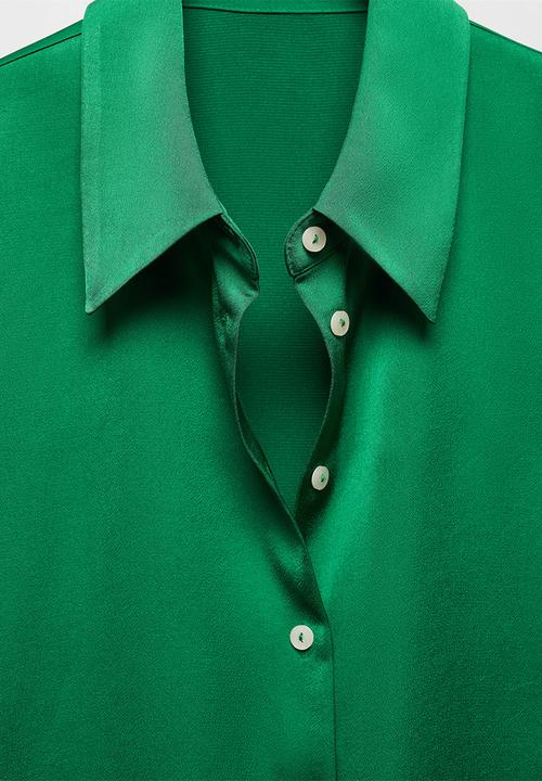MANGO - Shirt ideale - green
