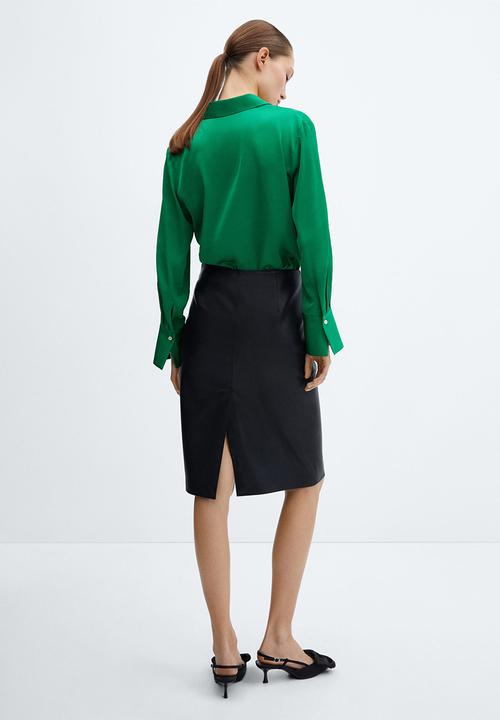 MANGO - Shirt ideale - green