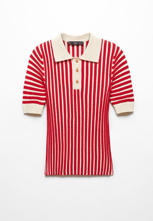 MANGO - Sweater carmin - red