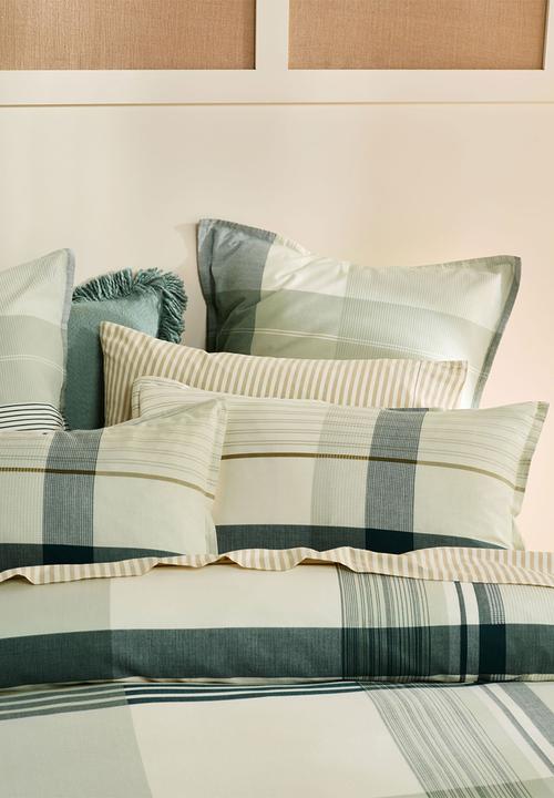 Linen House - Levon duvet cover set - jade