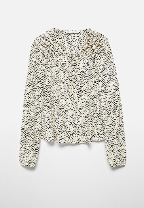 MANGO - Blouse pomelo - light beige