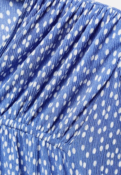 MANGO - Blouse pomelo - medium blue