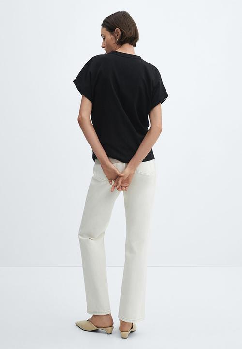 MANGO - T-shirt sevilla - black