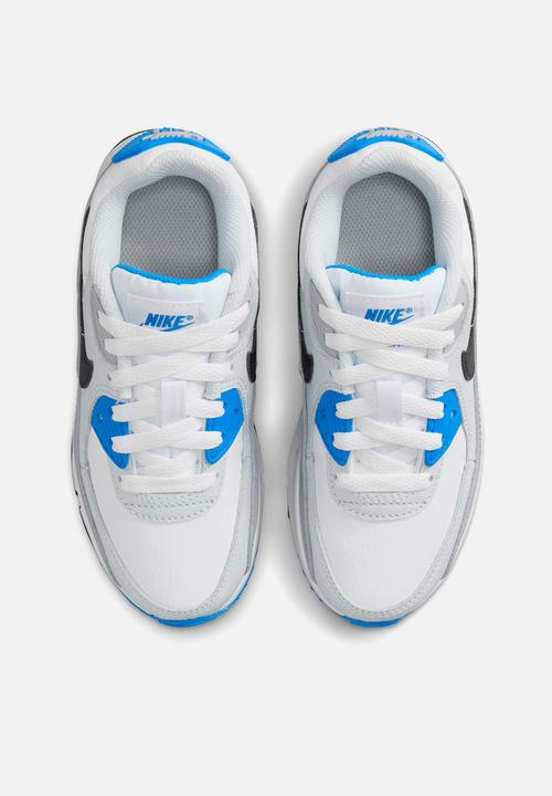 Nike - Nike Air Max 90 Ltr Psv - White/Black-Photo Blue-Pure Platinum