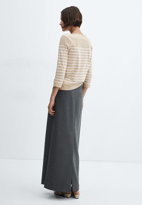 MANGO - T-shirt parisian - light pastel beige