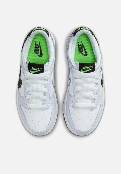 Nike - Nike Dunk Low Psv - White/Black-Football Grey-Green Strike