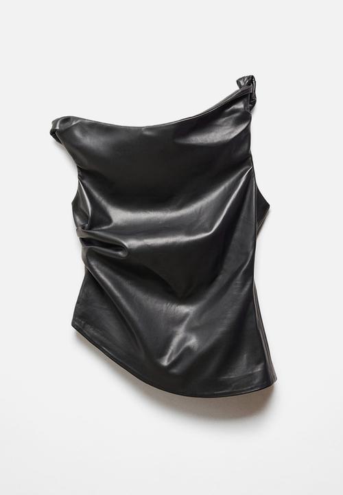 MANGO - Top milly - black