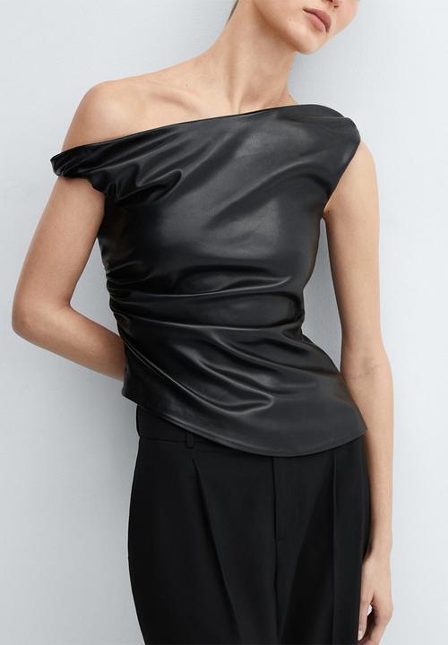 MANGO - Top milly - black