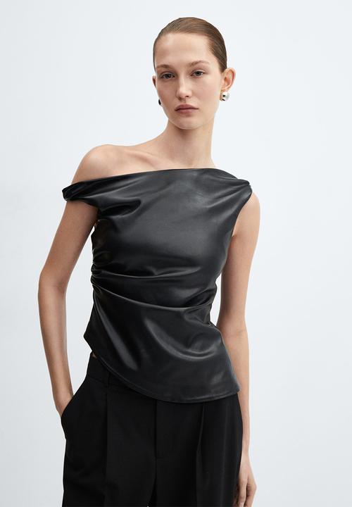 MANGO - Top milly - black