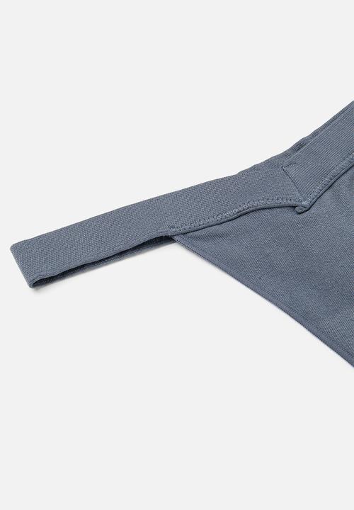 Cotton On - Seamless Dipped Tanga G String Brief - Infinity Blue