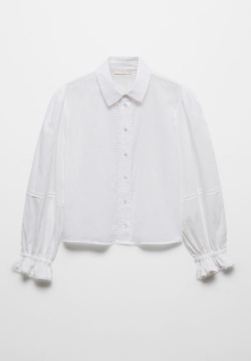 MANGO - Blouse tulipa-h - light beige