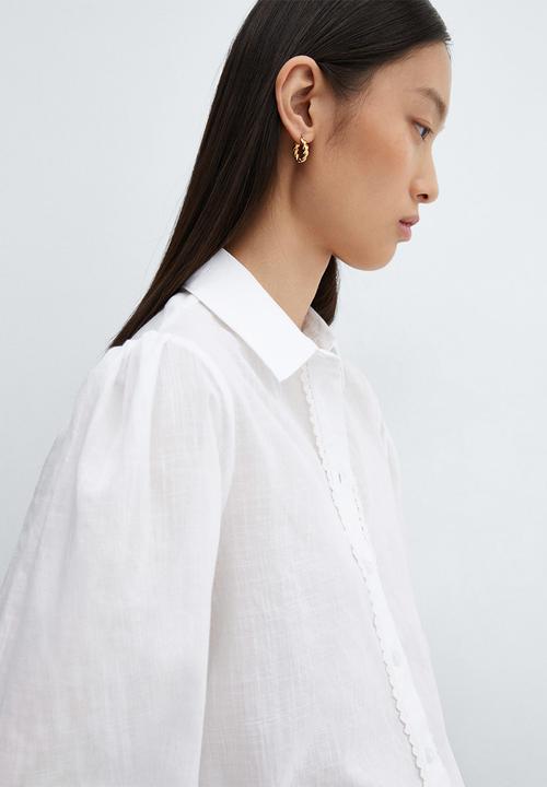 MANGO - Blouse tulipa-h - light beige