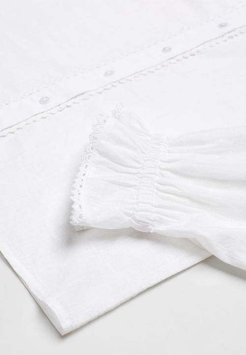 MANGO - Blouse tulipa-h - light beige