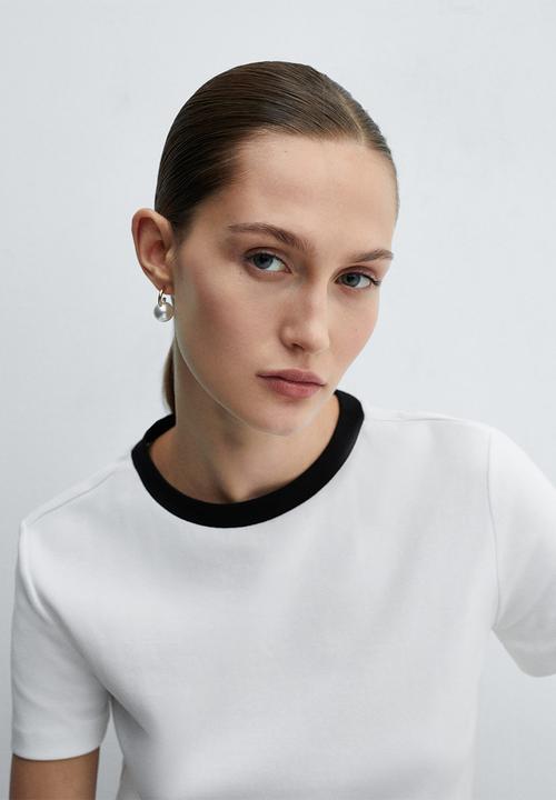 MANGO - T-shirt dolores - white